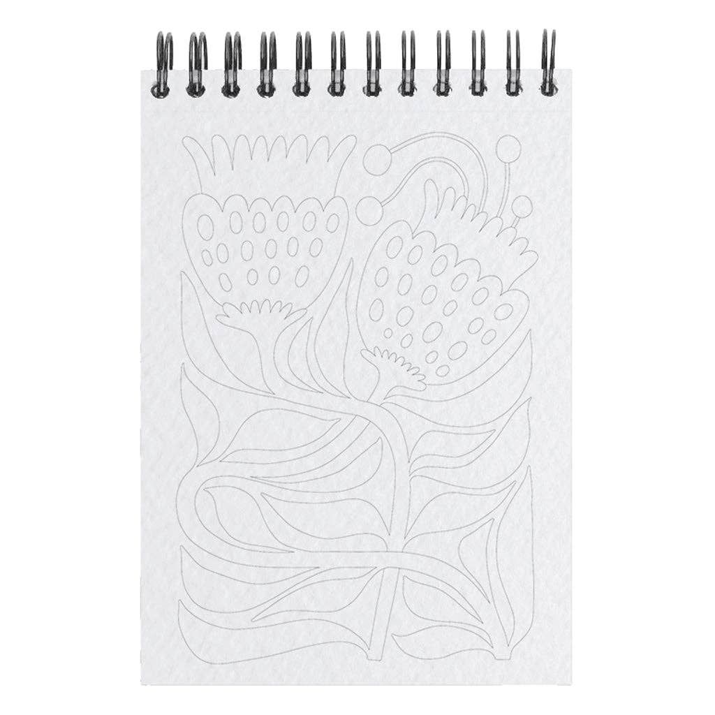 Maison Joliette - A6 Coloring Book - Tropical