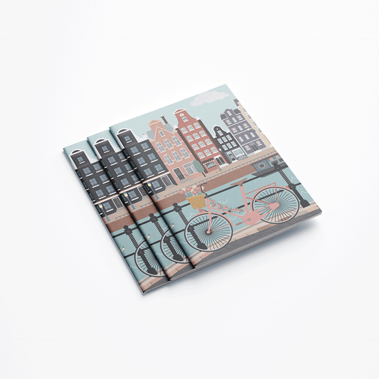 Maison Joliette - A6 notebook - Let's pedal along the water
