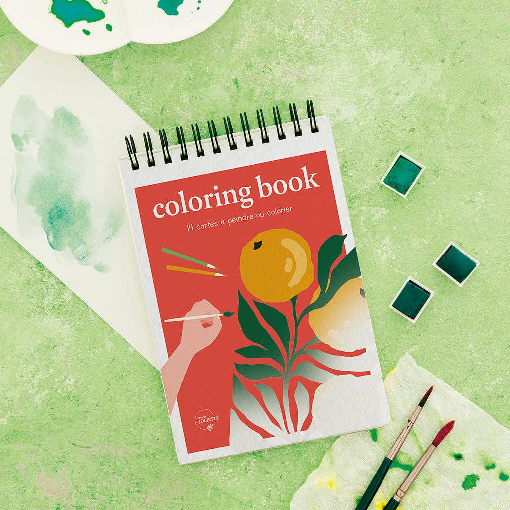 Maison Joliette - A6 Coloring Book - Tropical