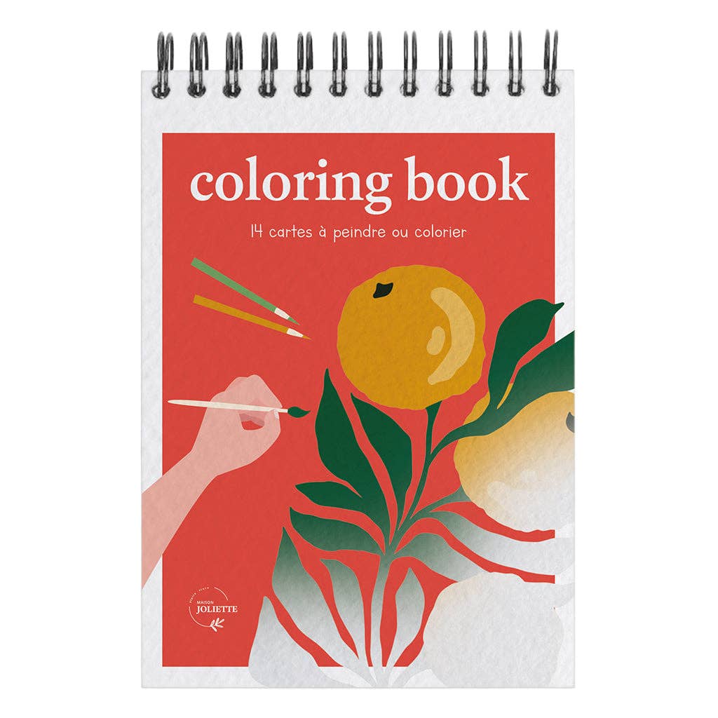 Maison Joliette - A6 Coloring Book - Tropical