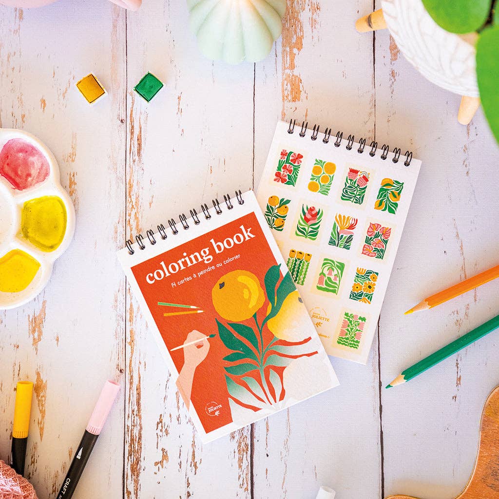 Maison Joliette - A6 Coloring Book - Tropical